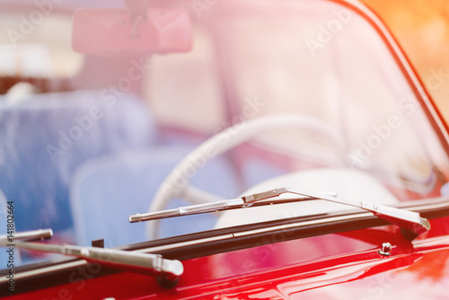 Fotografija Vintage car windshield