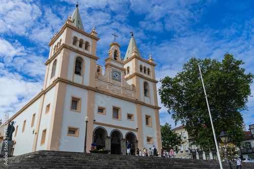 Typical portoguese church in Angra do Heroismo, UNESCO World Heritage Site, Azores, Portugal photo