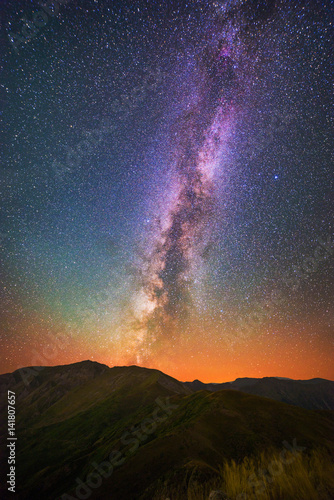 Stardust above the mountains