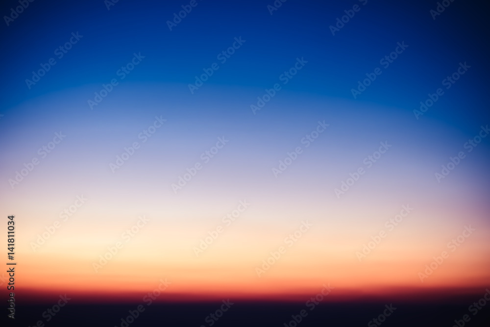 Bright colors in a beautiful sky background