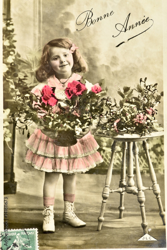 Carte Postale Ancienne Carte De Voeux Bonne Annee Stock Photo Adobe Stock Carte Postale Ancienne Carte De Voeux Bonne Annee Stock Photo Adobe Stock