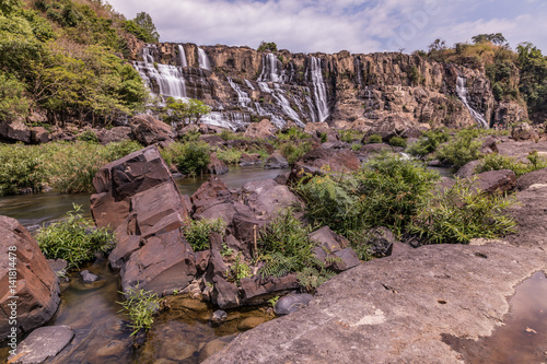 Pongour Waterfall is famous and most beautiful of fall in Vietnam. Not far from Dalat city estimate 45 Km. Dalat, Vietnam photo