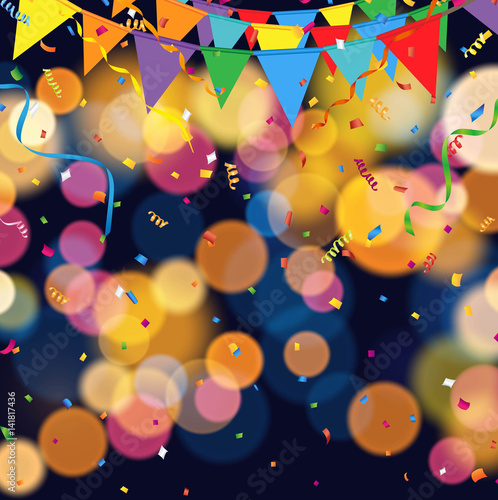 Night party background Vector