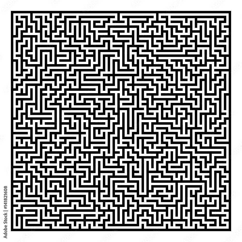 Vector background stylized as a maze. Vector background stylized as a maze.