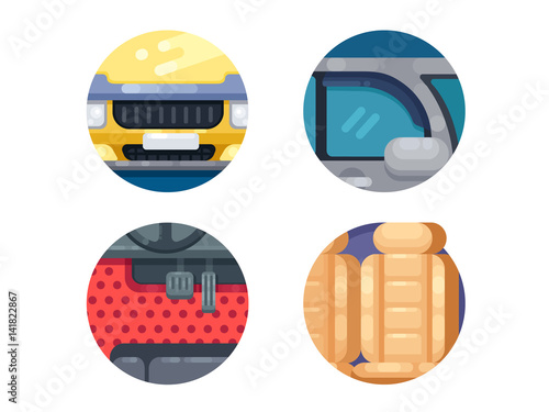 Auto icons set