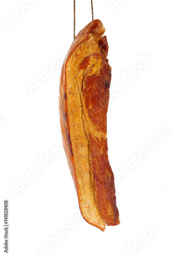 Bacon isolated on a white background