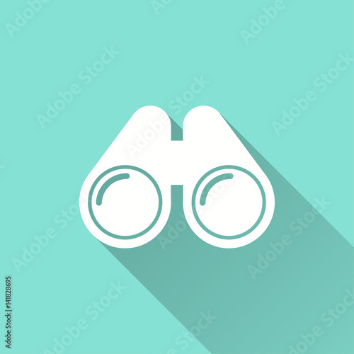 Binocular - vector icon.