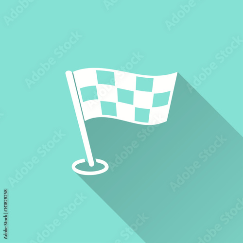 Flag - vector icon.