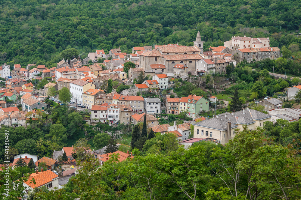 A view over Bakar medieval village, Croatia