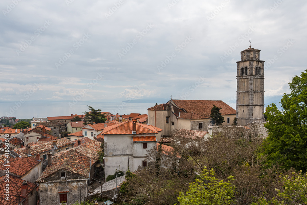 A view over Kastav old village, Istria, Croatia