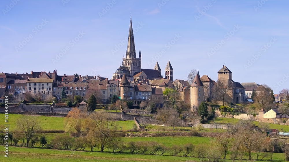 Autun Kathedrale - Autun in France, the cathedral Autun Kathedrale - Autun in France, the cathedral