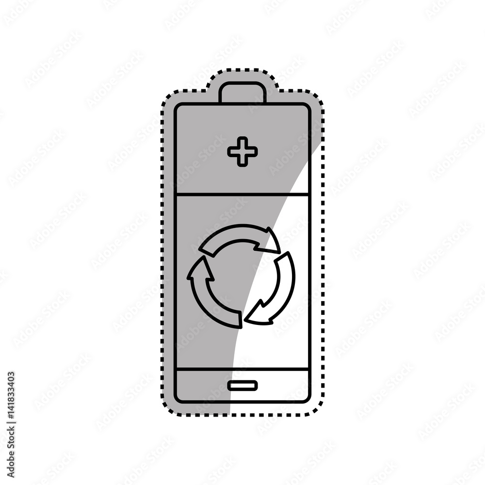 Green energy battery icon vector illustration graphic design Green energy battery icon vector illustration graphic design