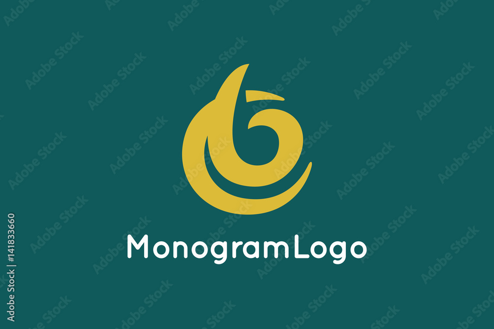 Letter C and B Monogram Logo Design Vector Letter C and B Monogram Logo Design Vector