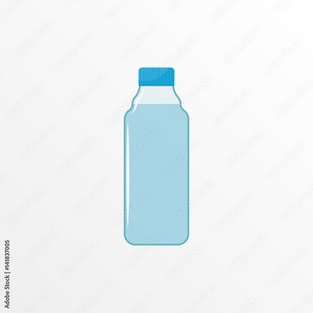 water bottle icon flat