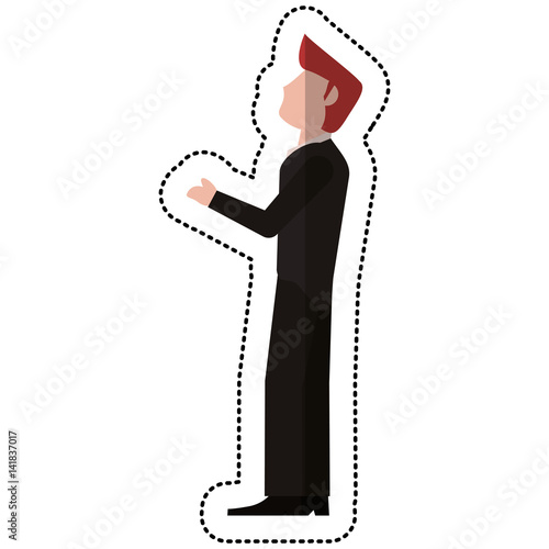 man groom married image vector illustration eps 10