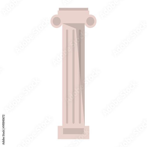 pilaster column decoration image vector illustration eps 10