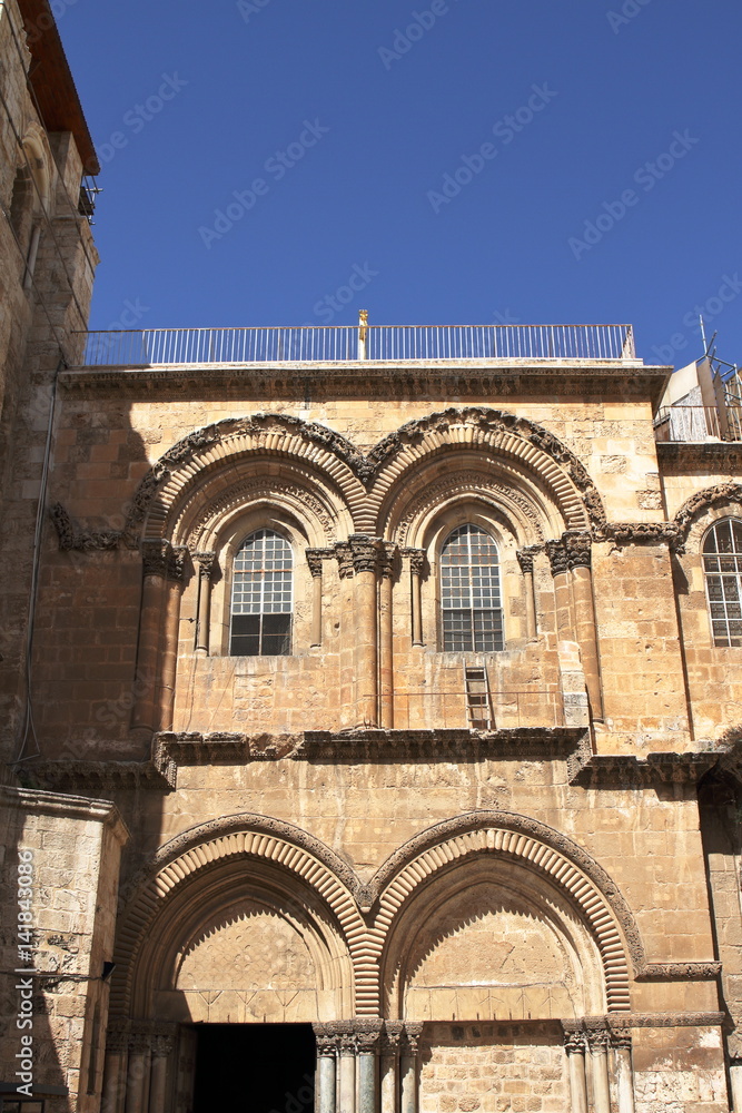 The immovable Ladder - Church of the Holy Sepulchre - Jerusalem - Israel