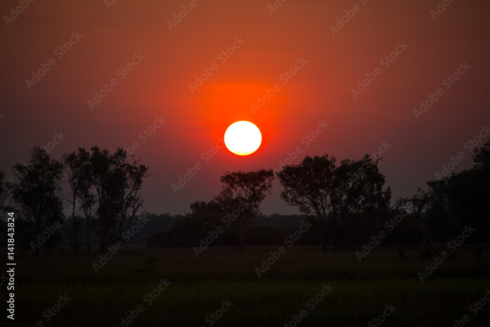 Sunset in Australia Sunset in Australia