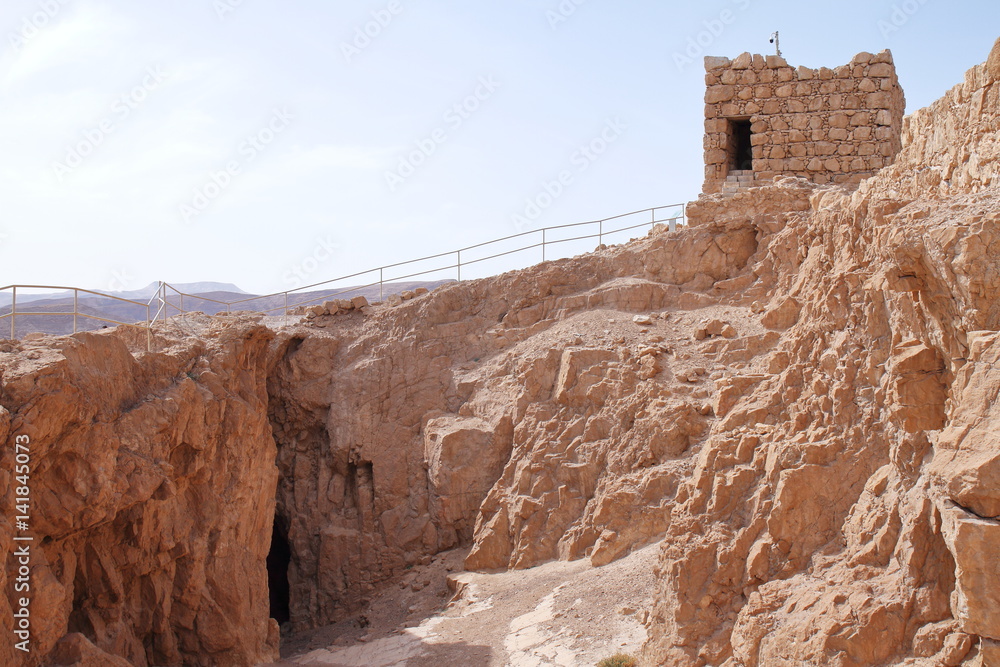 Masada Fortification ruins Israel StockFoto Adobe Stock