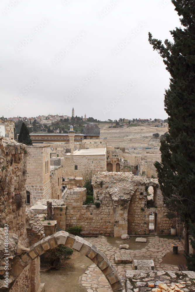 Old Jerusalem ruins - Israel