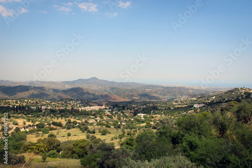Nature landscapes near Lefkara, Cyprus