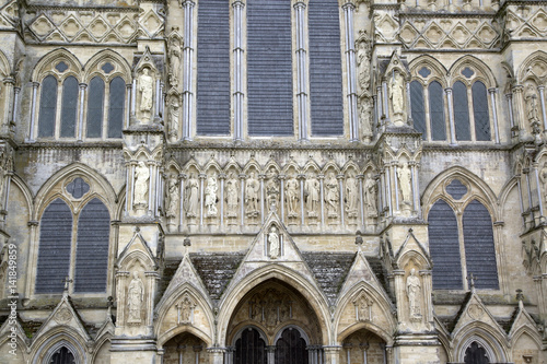 Salisbury Cathedral Facade © kevers