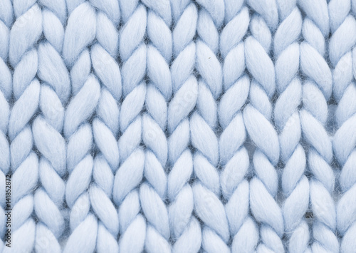 blue woolen, fluffy sweate