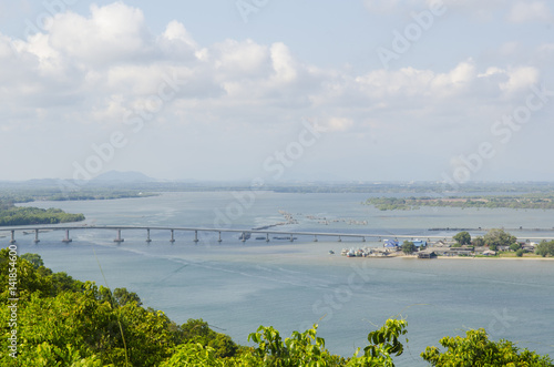 View of the Chanthaburi sea...