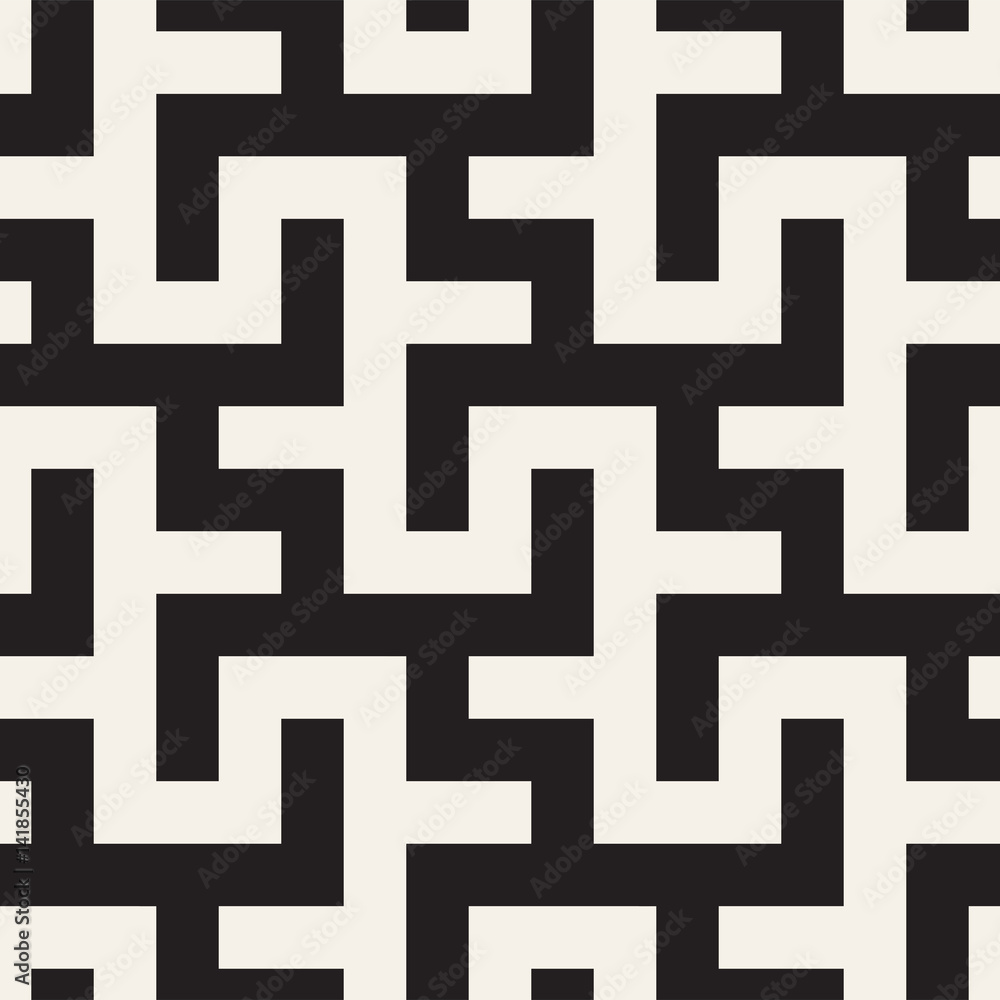 Maze Tangled Lines Contemporary Graphic. Abstract Geometric Background Design. Vector Seamless Pattern. Maze Tangled Lines Contemporary Graphic. Abstract Geometric Background Design. Vector Seamless Pattern.