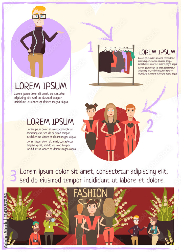 Fashion Event Review Infographics Fashion Event Review Infographics