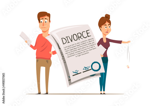 Divorce Agreement Couple Composition