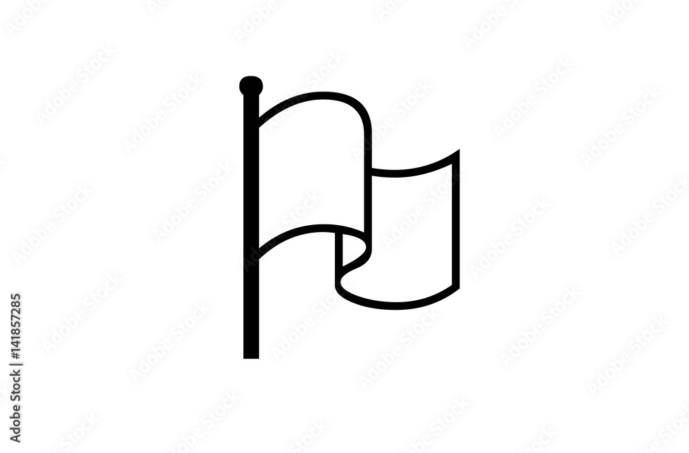 drapeau stylisé drapeau stylisé