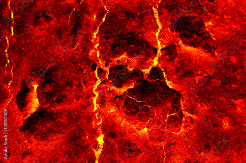 The surface of the lava. Background.
