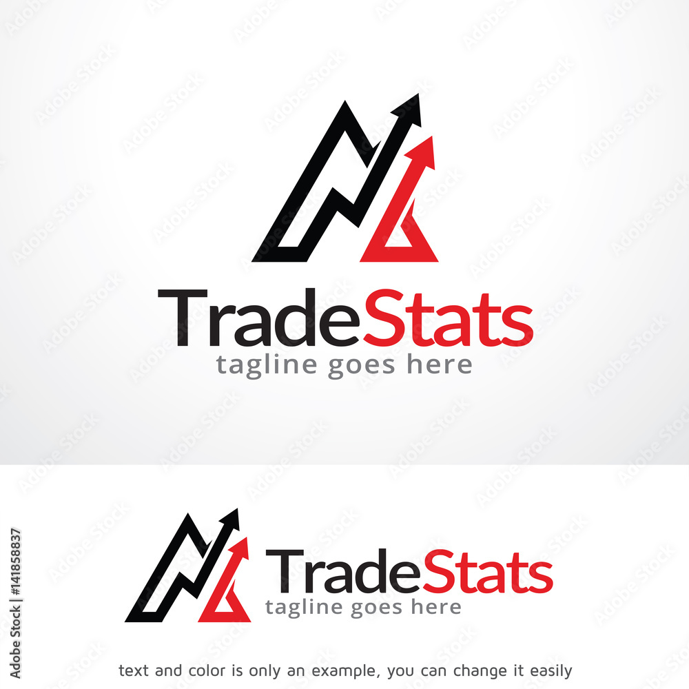 Trade Stats Logo Template Design Vector, Emblem, Design Concept, Creative Symbol, Icon Trade Stats Logo Template Design Vector, Emblem, Design Concept, Creative Symbol, Icon