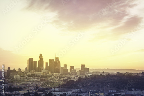 Los Angeles Sonnenuntergang Downtown