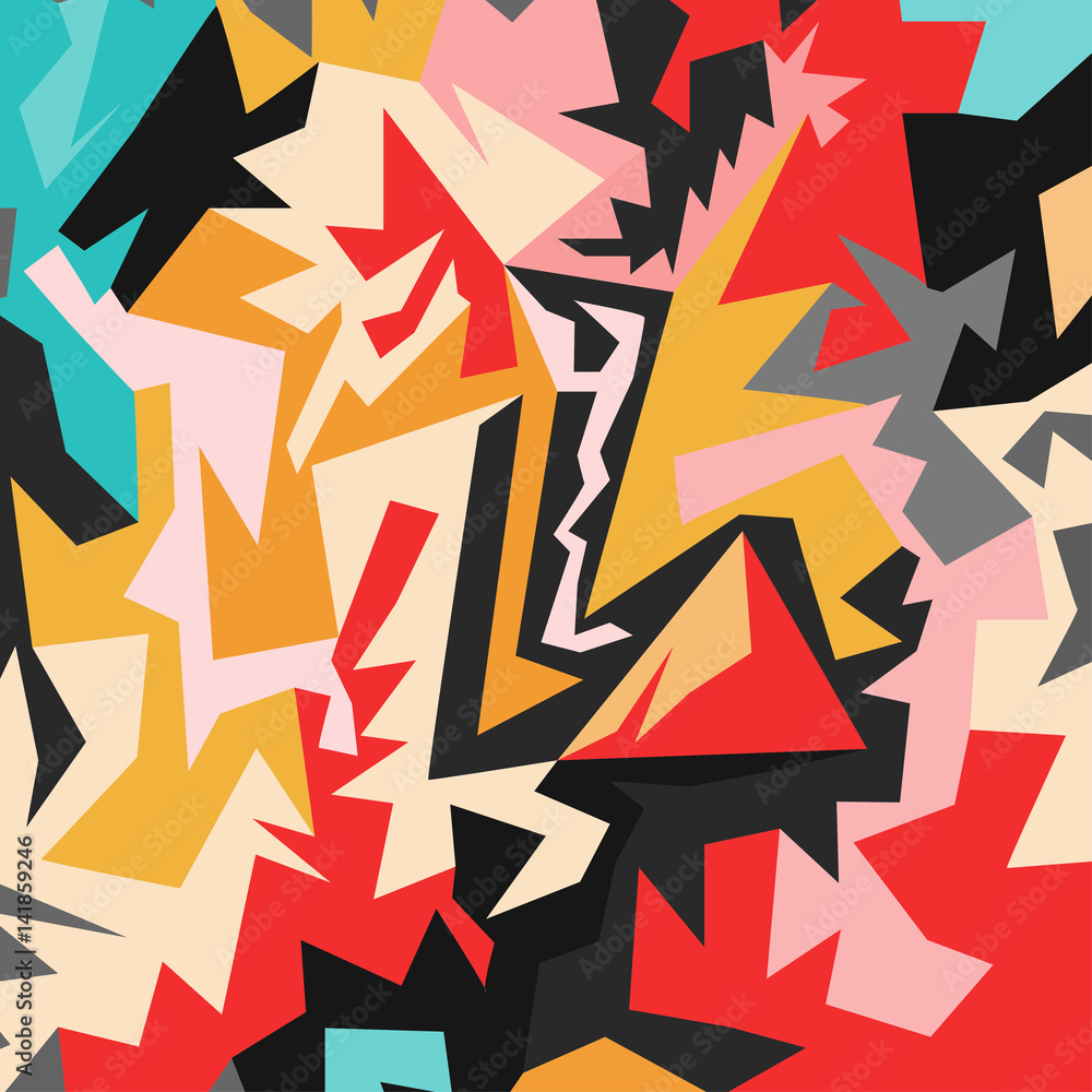 Abstract pattern of polygons Abstract pattern of polygons