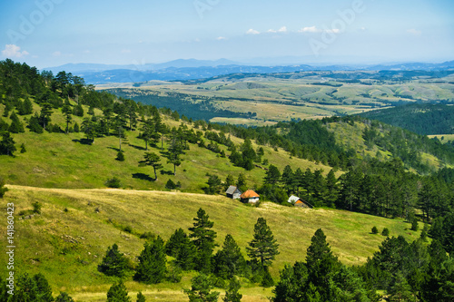 Landscape of Divcibare mountain, west Serbia