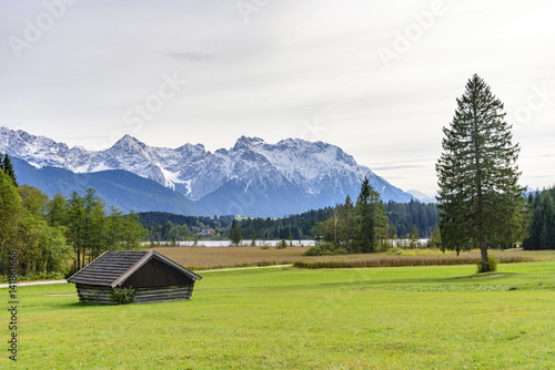 herbstliche Landschaft im Werdenfelser Land