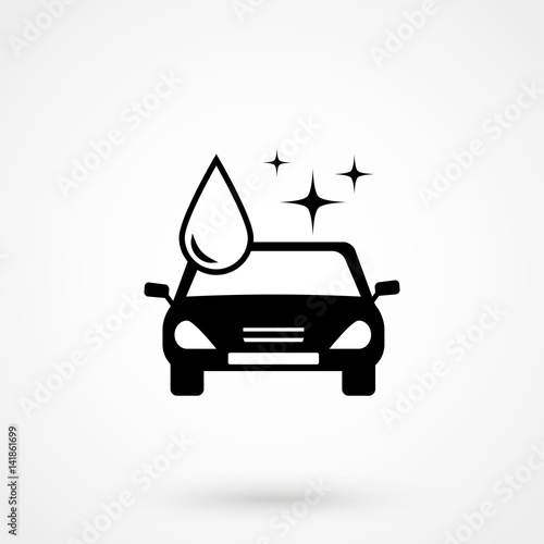 Car wash vector icon