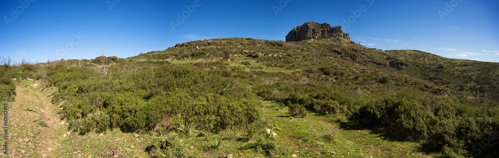 Panorama di Monte Arcuentu, Arbus, Sardegna Panorama di Monte Arcuentu, Arbus, Sardegna