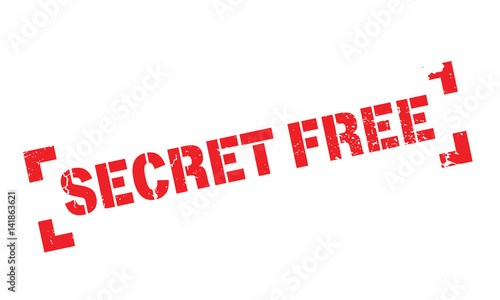 Secret Free rubber stamp. Grunge design with dust scratches. Effects can be easily removed for a clean, crisp look. Color is easily changed.