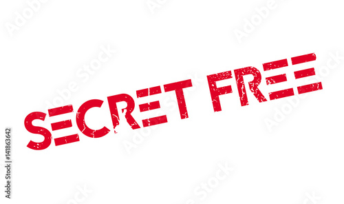 Secret Free rubber stamp. Grunge design with dust scratches. Effects can be easily removed for a clean, crisp look. Color is easily changed.