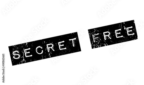 Secret Free rubber stamp. Grunge design with dust scratches. Effects can be easily removed for a clean, crisp look. Color is easily changed.