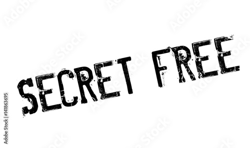 Secret Free rubber stamp. Grunge design with dust scratches. Effects can be easily removed for a clean, crisp look. Color is easily changed.