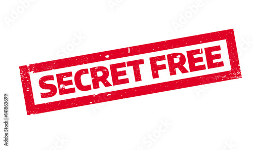 Secret Free rubber stamp. Grunge design with dust scratches. Effects can be easily removed for a clean, crisp look. Color is easily changed.