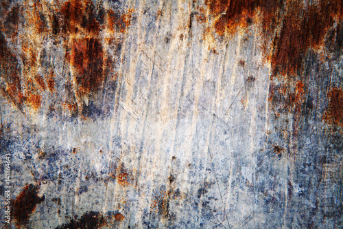 Rusty zinc texture.