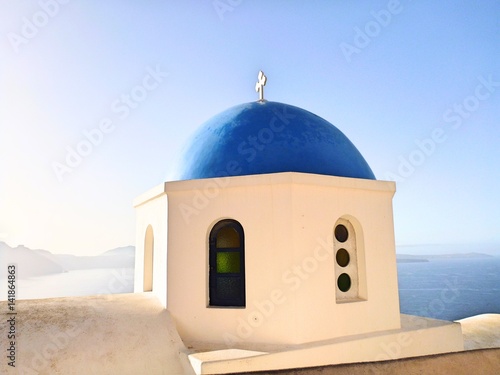 Santorini blue Roof Oia