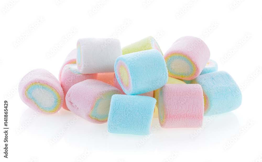 Marshmallows isolated on white background Marshmallows isolated on white background