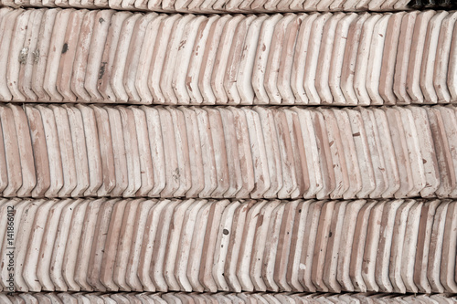 Roof Tile texture and background