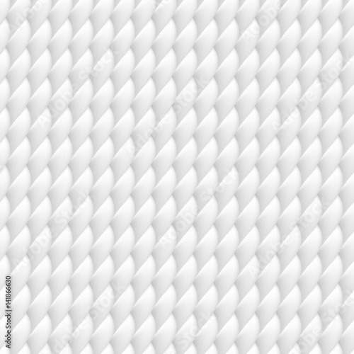 Seamless texture of white fabric. Abstract background in high key. Vector illustration